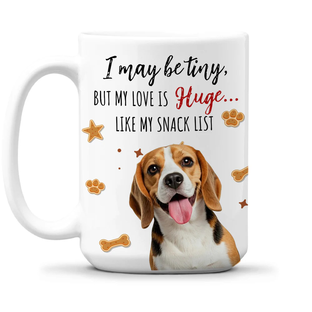 My Snack List Photo - Personalized Custom Coffee Mug - Image 2