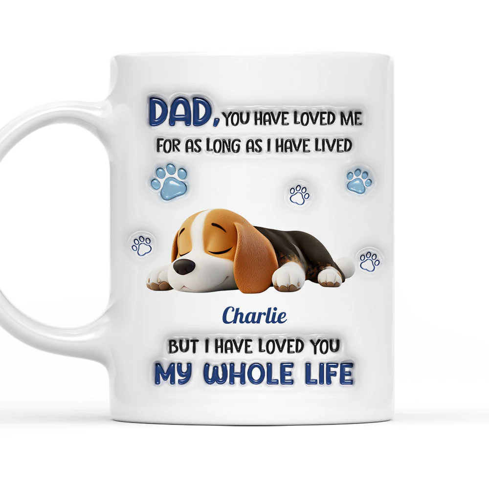 My Whole Life - Personalized Custom 3D Inflated Effect Mug