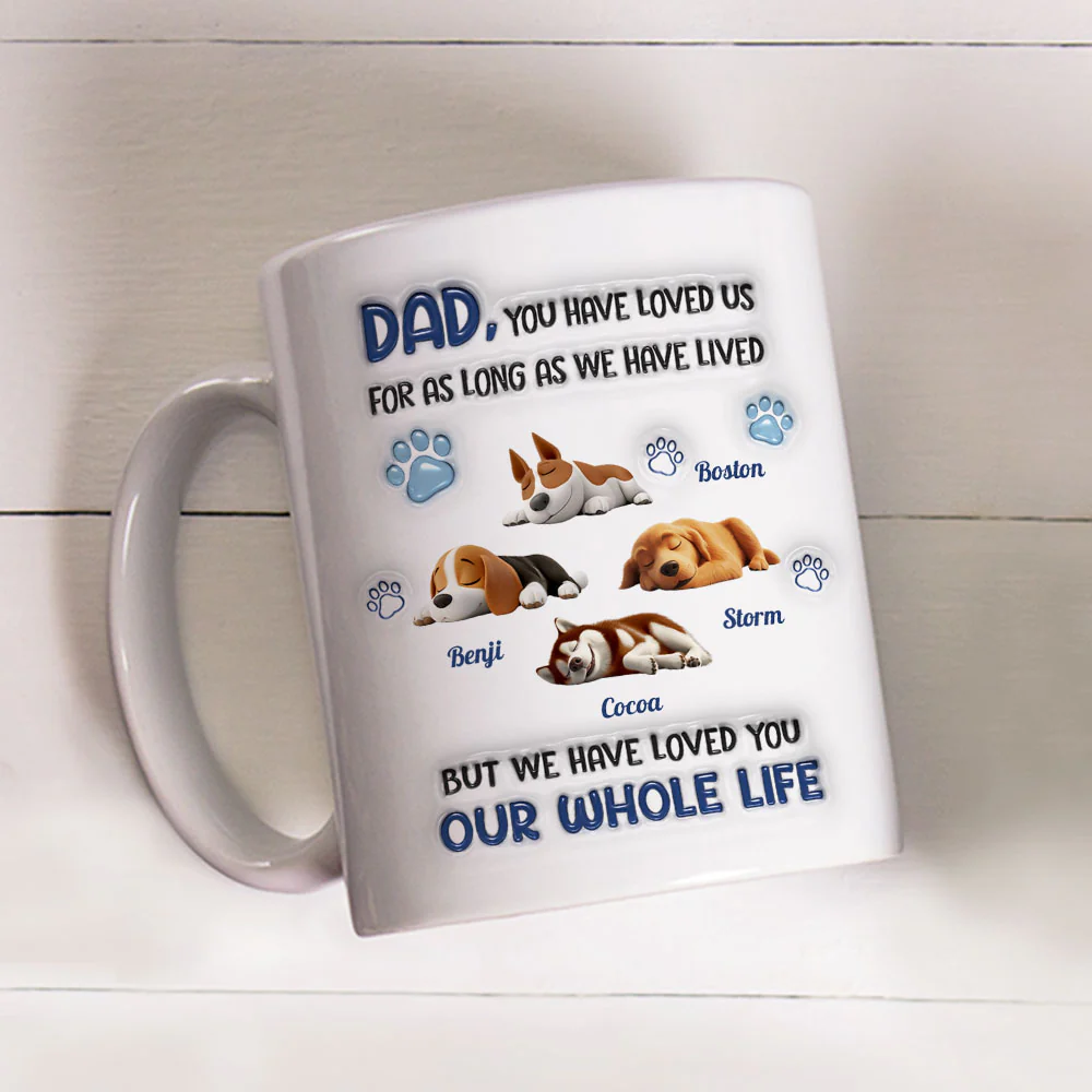 My Whole Life - Personalized Custom 3D Inflated Effect Mug - Image 4