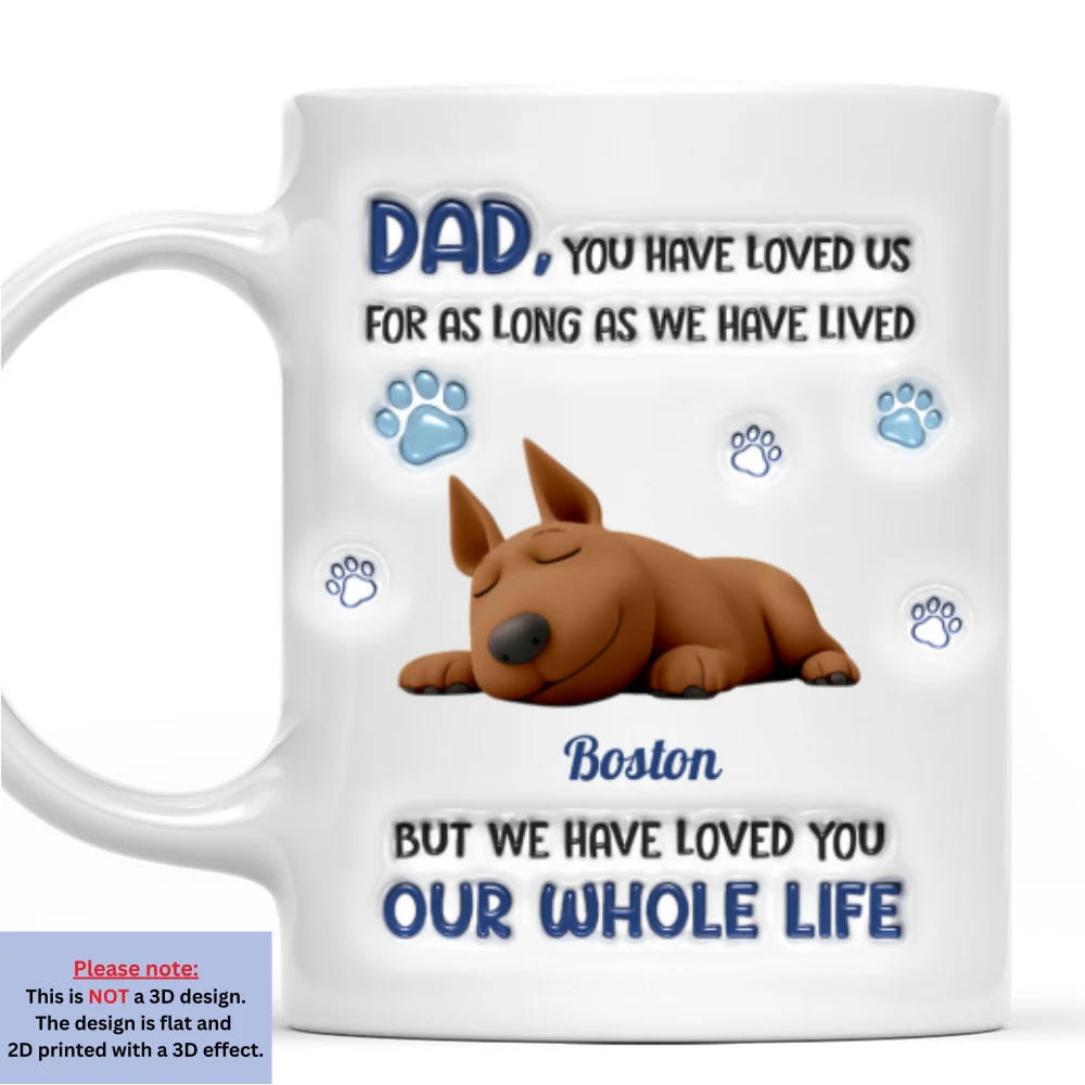 My Whole Life - Personalized Custom 3D Inflated Effect Mug - Image 7