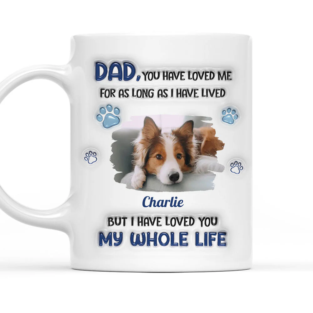 My Whole Life Photo - Personalized Custom 3D Inflated Effect Mug