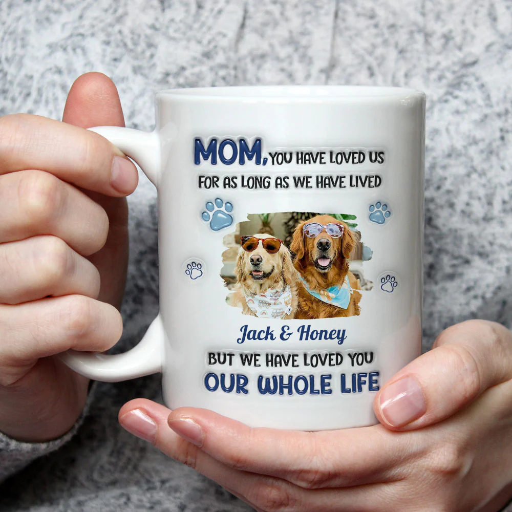My Whole Life Photo - Personalized Custom 3D Inflated Effect Mug - Image 3