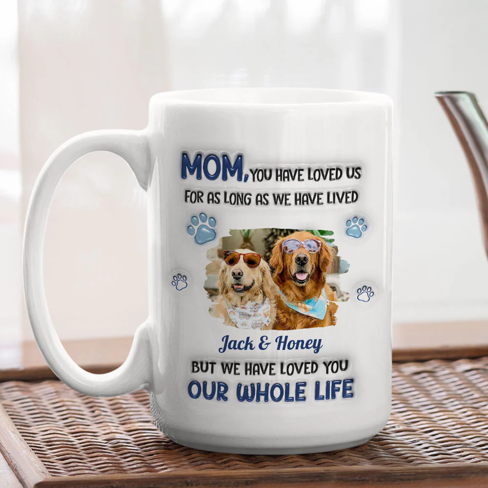My Whole Life Photo - Personalized Custom 3D Inflated Effect Mug - Image 4