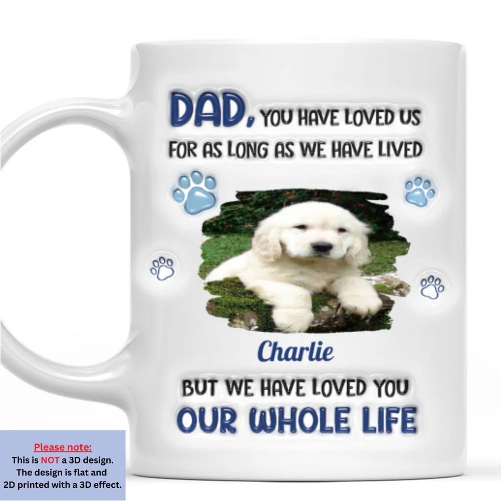 My Whole Life Photo - Personalized Custom 3D Inflated Effect Mug - Image 7