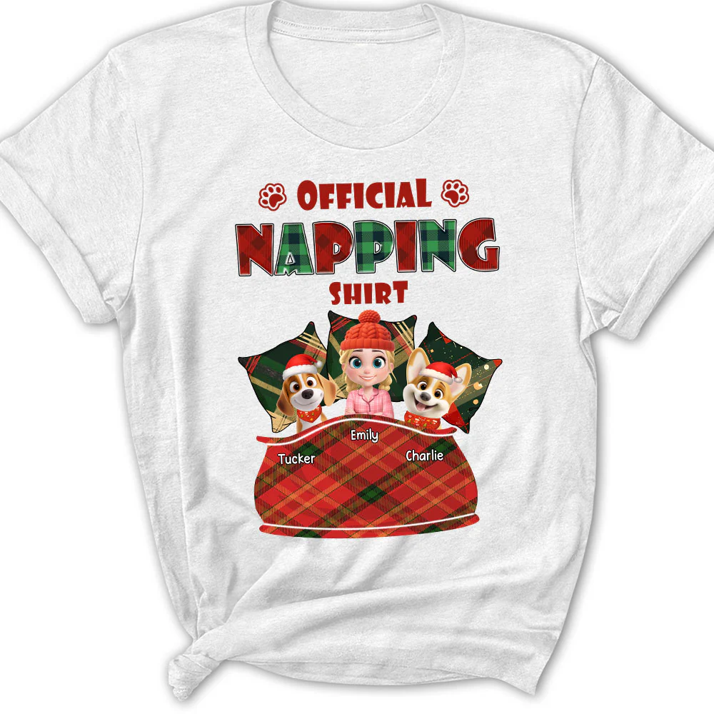 Napping Time - Personalized Custom Women's T-shirt