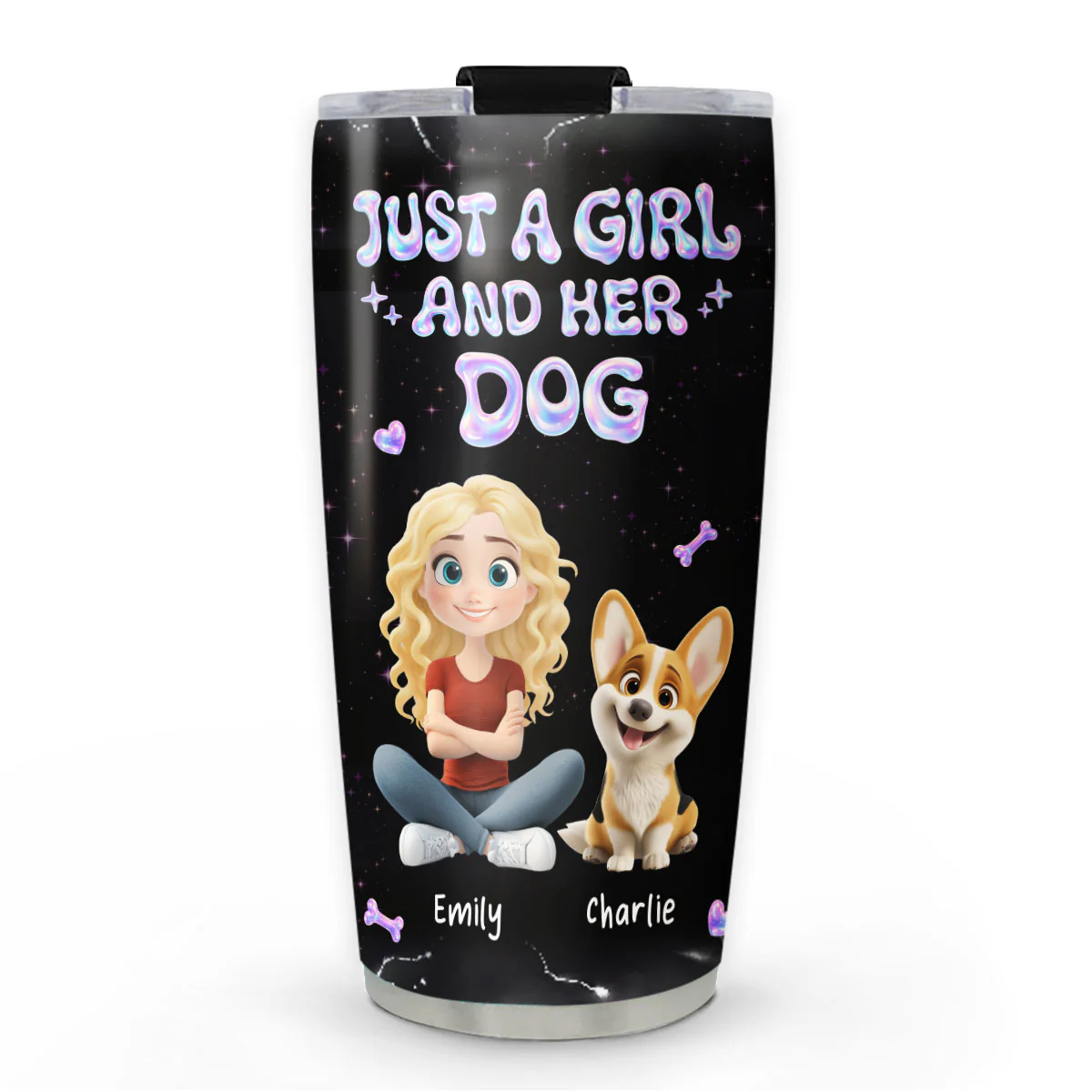 Never Be Broken - Personalized Custom 3D Inflated Effect Tumbler