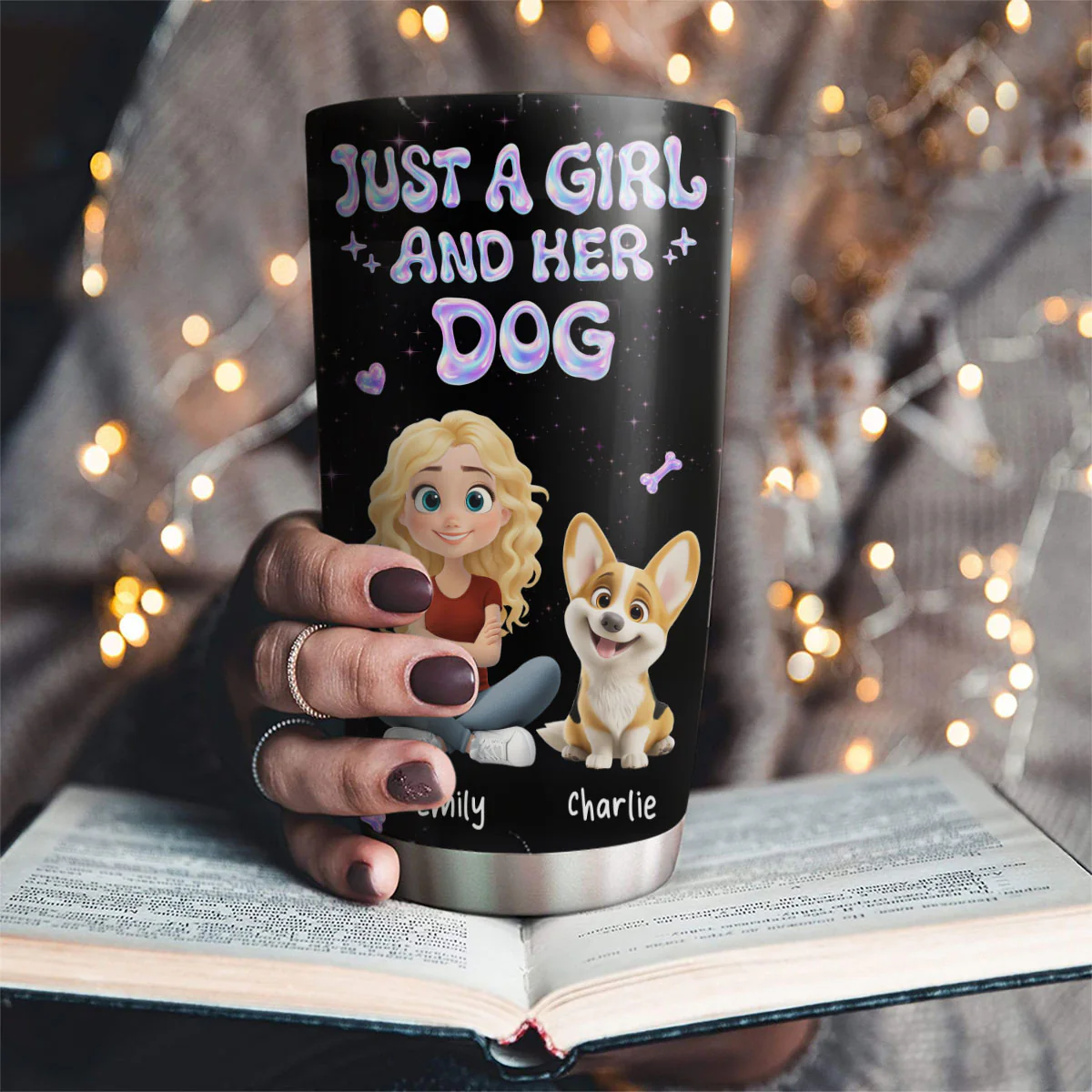 Never Be Broken - Personalized Custom 3D Inflated Effect Tumbler - Image 2