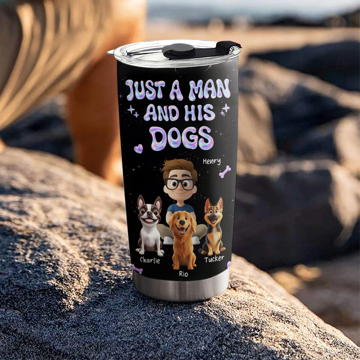 Never Be Broken - Personalized Custom 3D Inflated Effect Tumbler - Image 4
