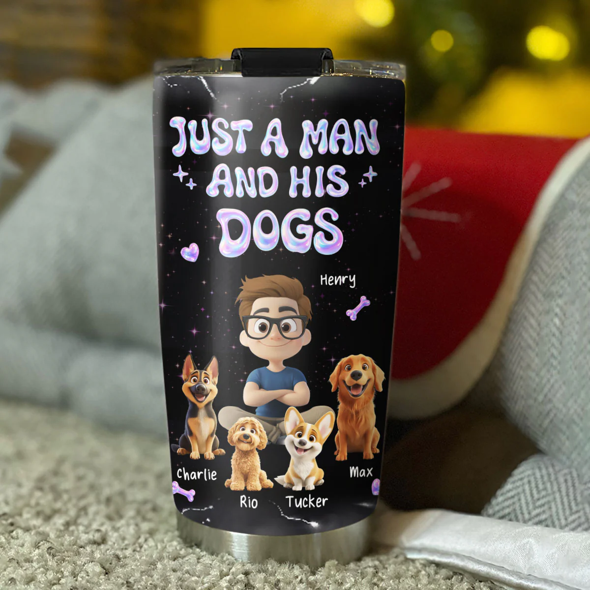 Never Be Broken - Personalized Custom 3D Inflated Effect Tumbler - Image 5