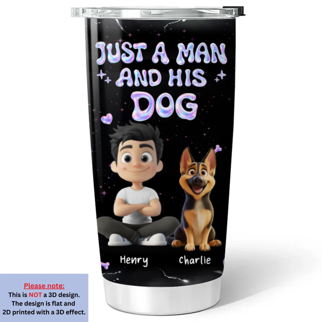 Never Be Broken - Personalized Custom 3D Inflated Effect Tumbler - Image 6