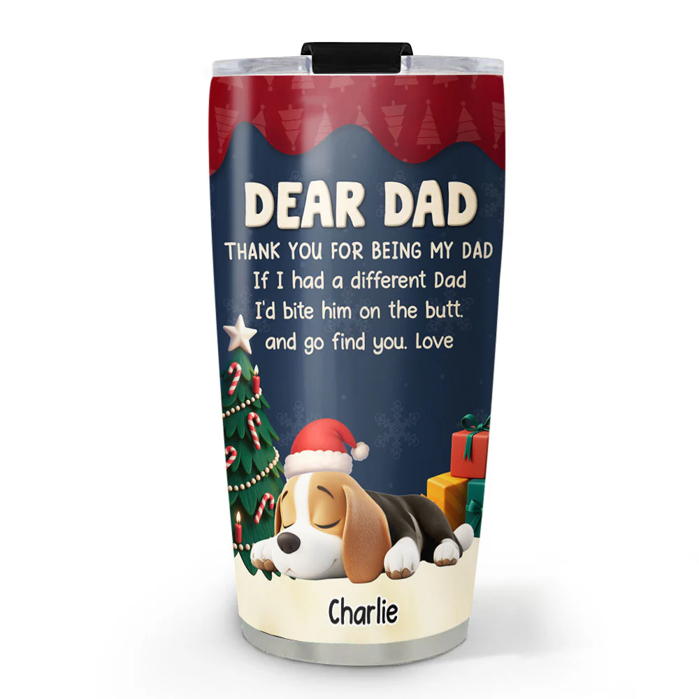 Never Have Another Dad Mom - Personalized Custom Tumbler