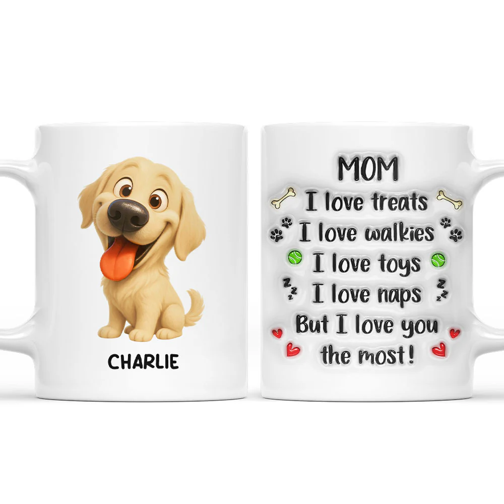 Never Stop Loving You - Personalized Custom 3D Inflated Effect Mug