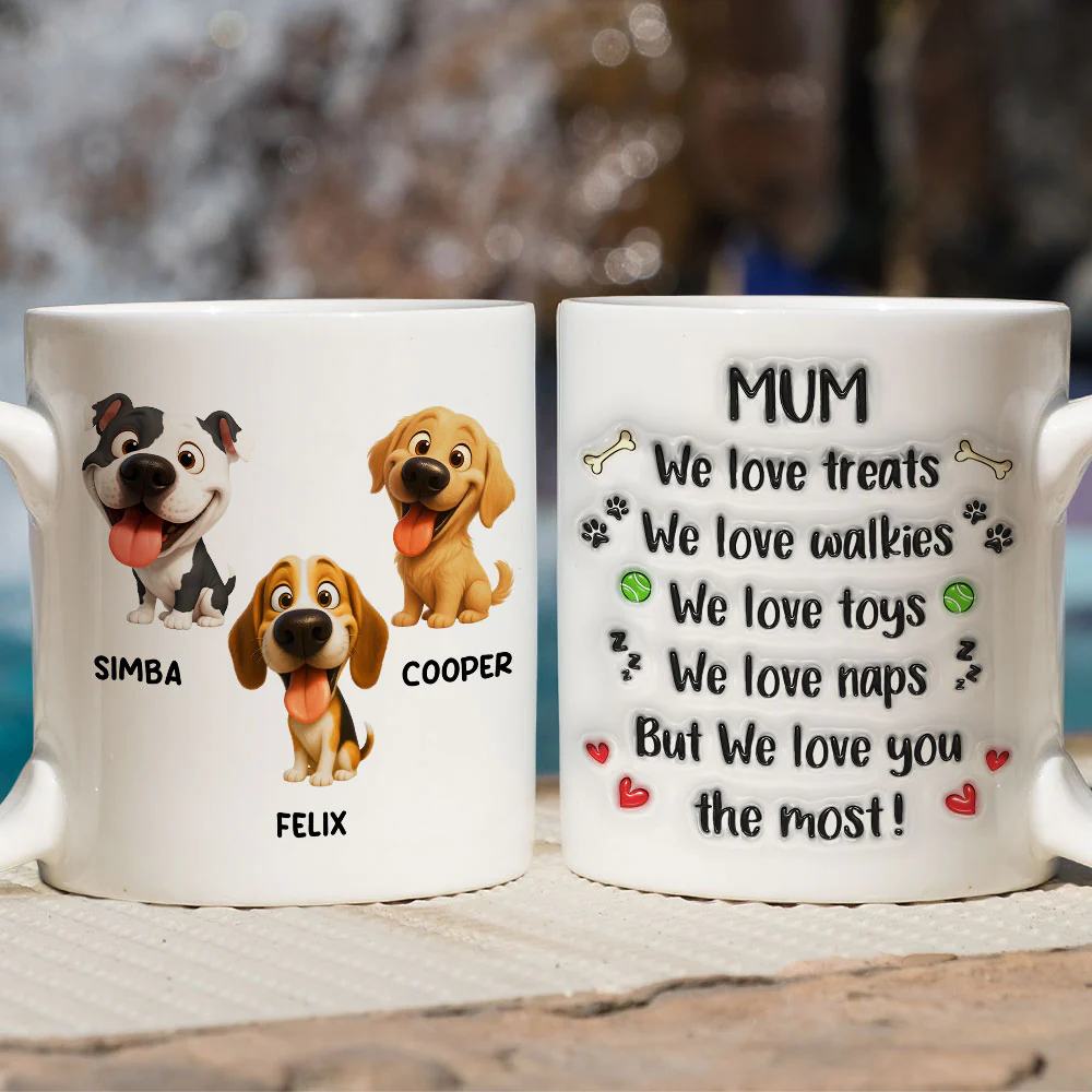 Never Stop Loving You - Personalized Custom 3D Inflated Effect Mug - Image 3