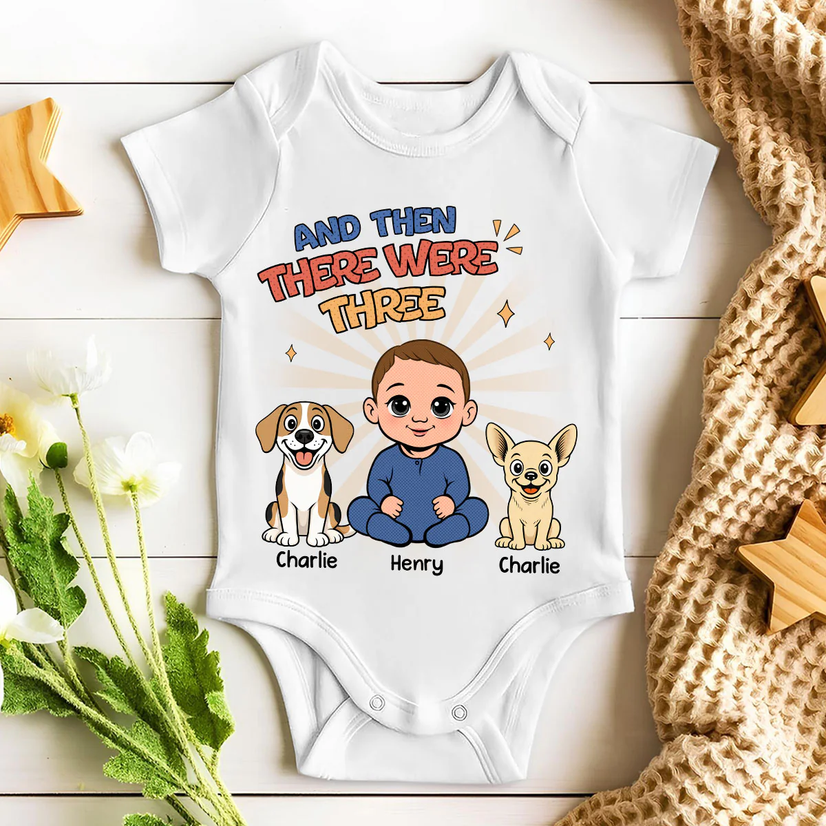 Newest Member - Personalized Custom Baby Onesie - Image 2
