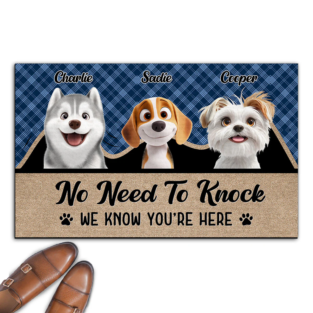 No Need - Personalized Custom Doormat