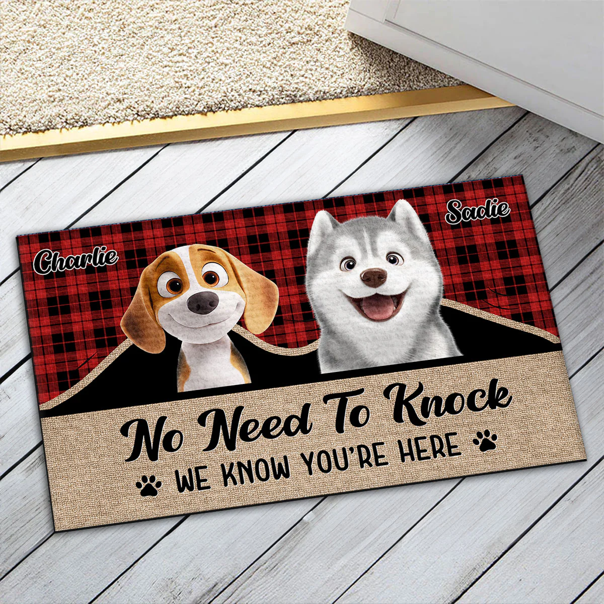 No Need - Personalized Custom Doormat - Image 3