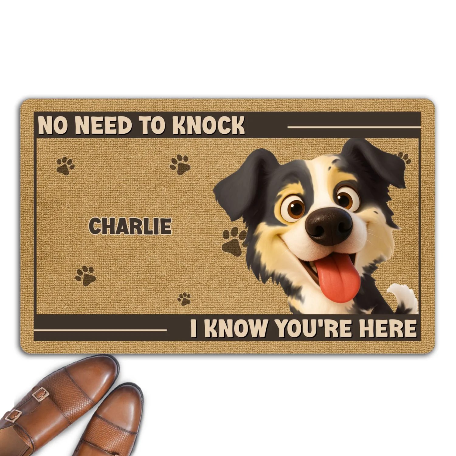 No Need To Knock Fur Peeking Ver - Personalized Custom Doormat - Image 7