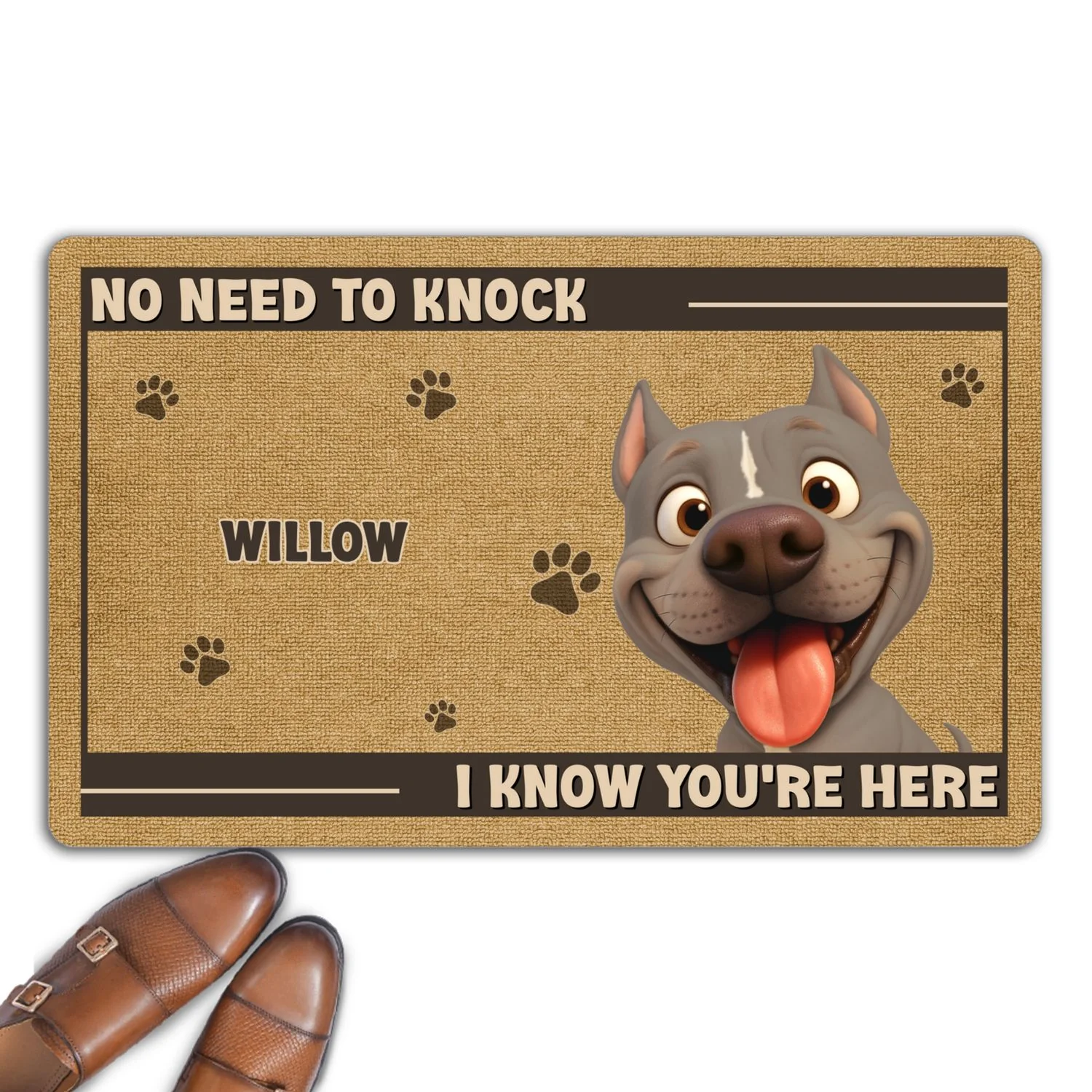 No Need To Knock Peeking Ver - Personalized Custom Doormat - Image 7