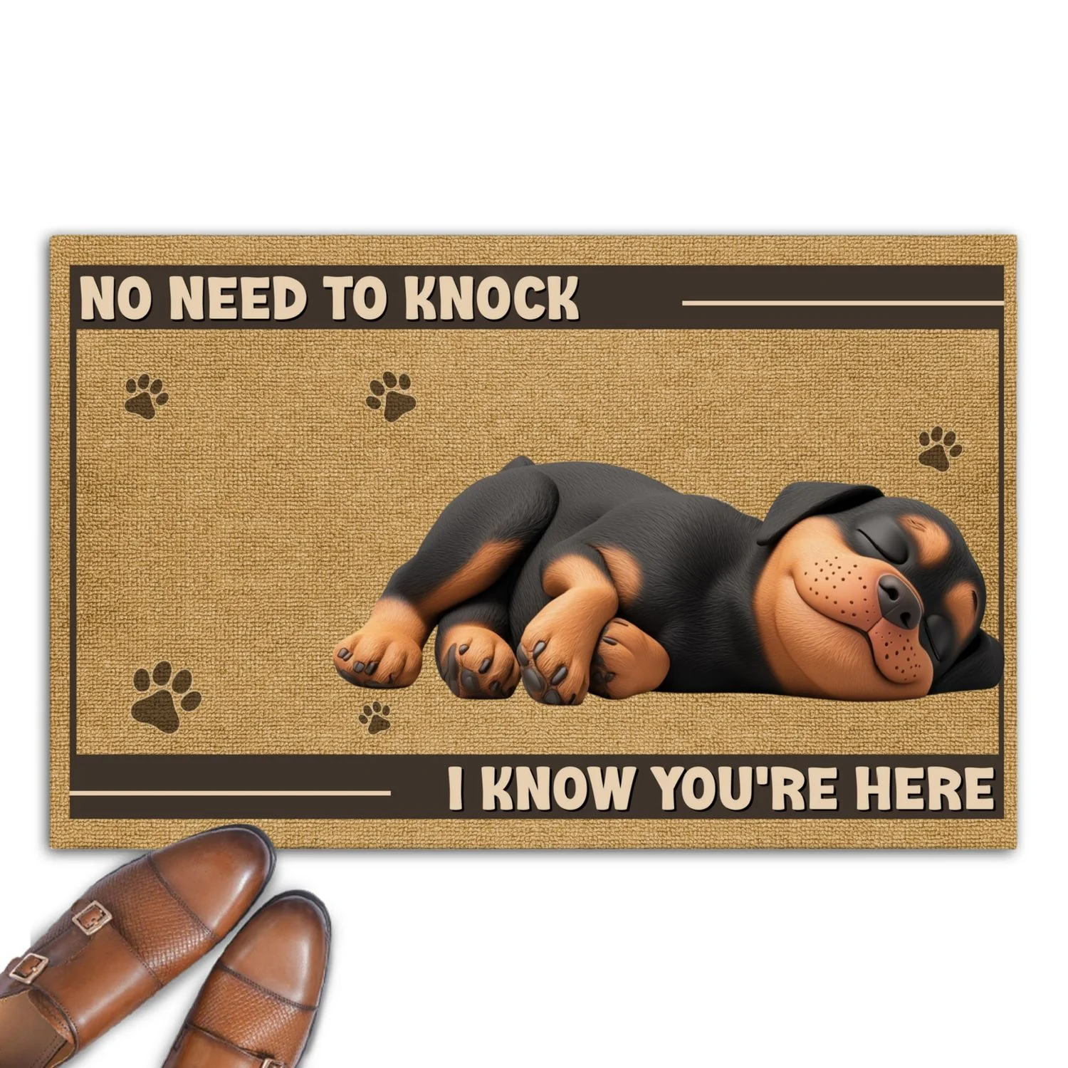 No Need To Knock - Personalized Custom Doormat - Image 6