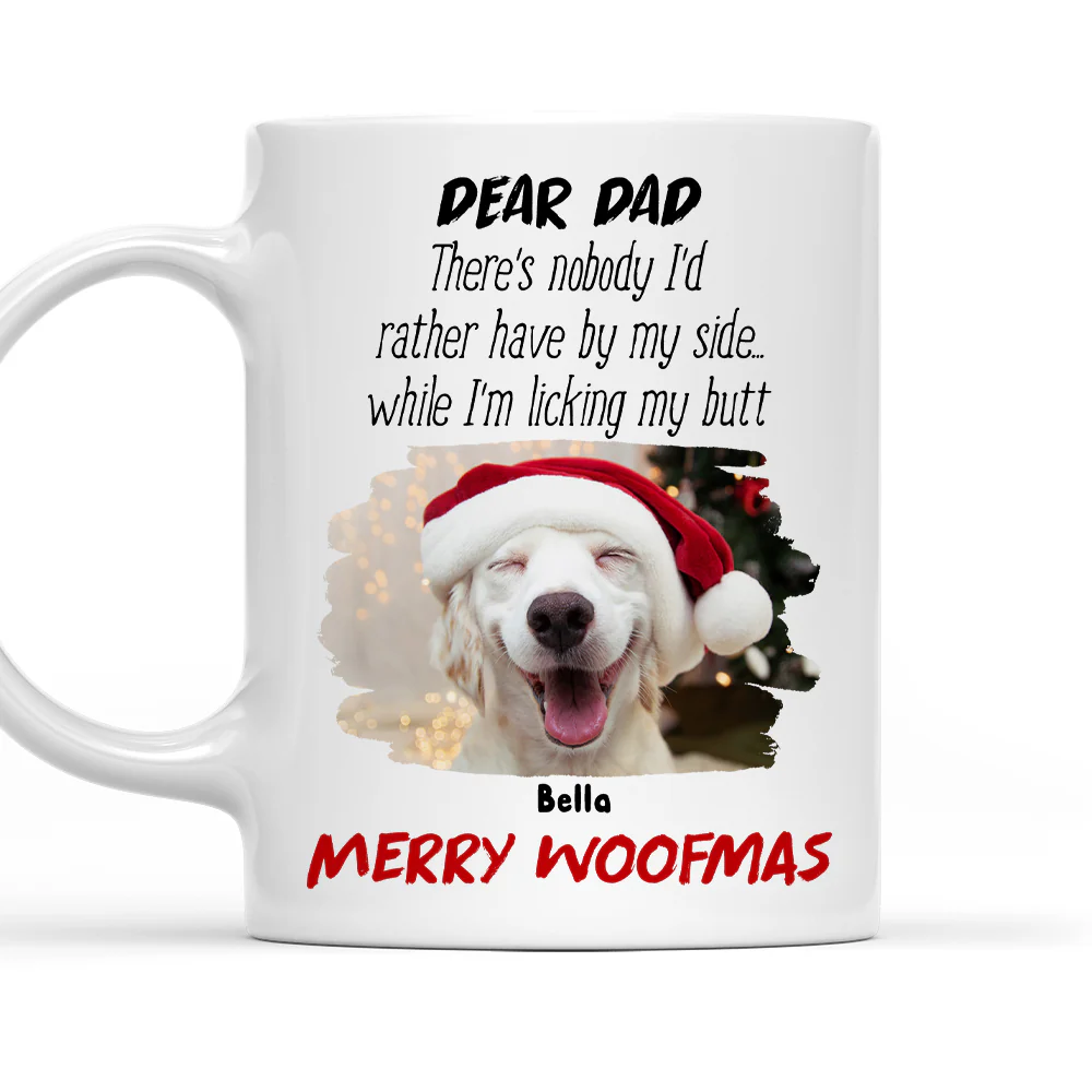 No One By Dog Side Photo - Personalized Custom Coffee Mug