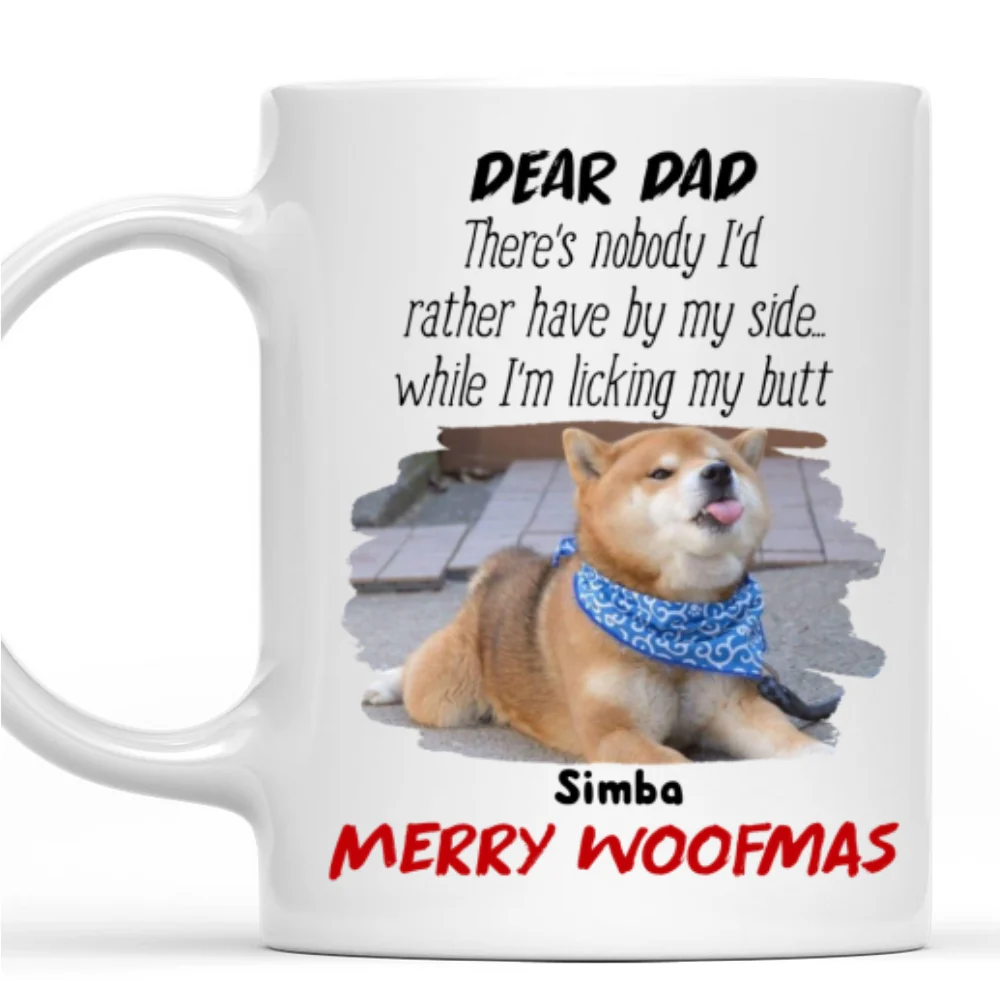 No One By Dog Side Photo - Personalized Custom Coffee Mug - Image 8