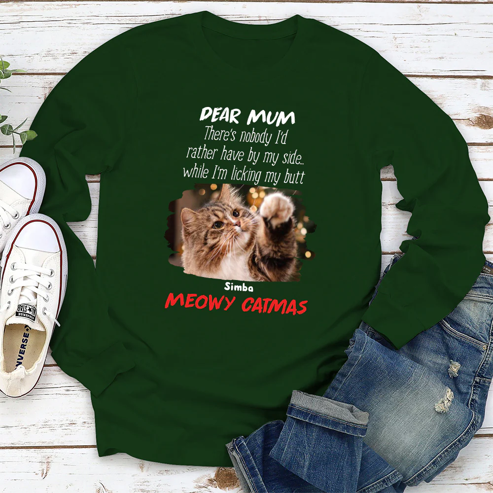 No One By My Side Photo - Personalized Custom Long Sleeve T-shirt - Image 2