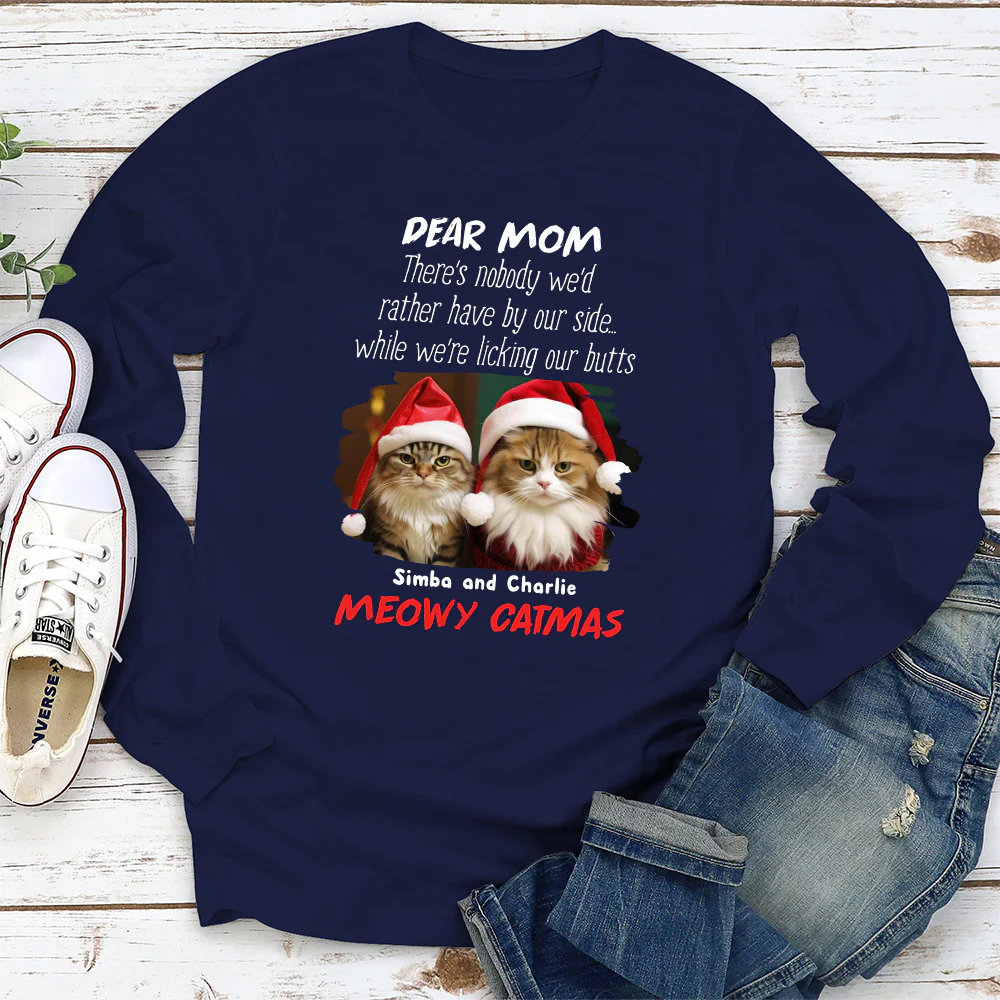 No One By My Side Photo - Personalized Custom Long Sleeve T-shirt - Image 3