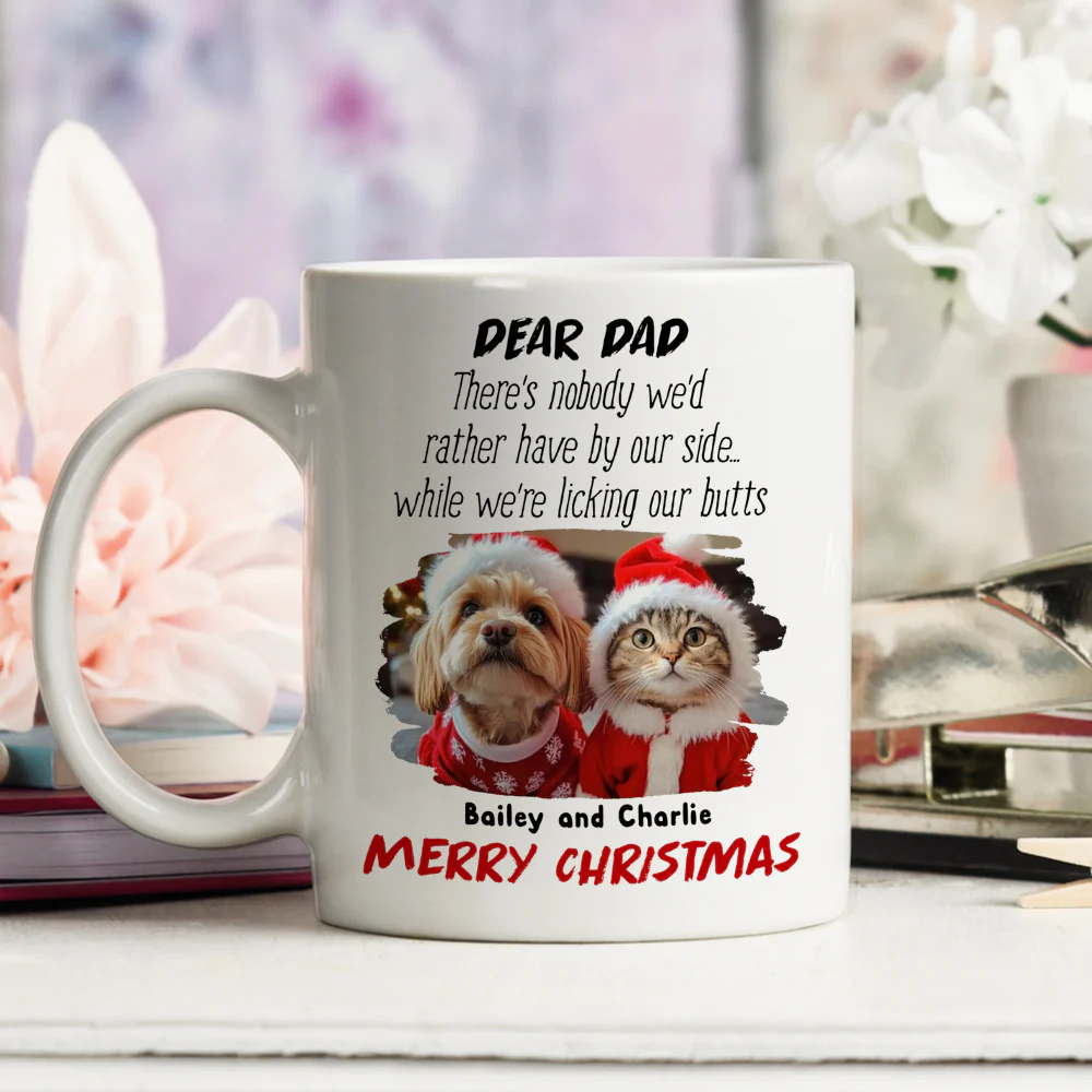 No One By Our Side Photo - Personalized Custom Coffee Mug - Image 4
