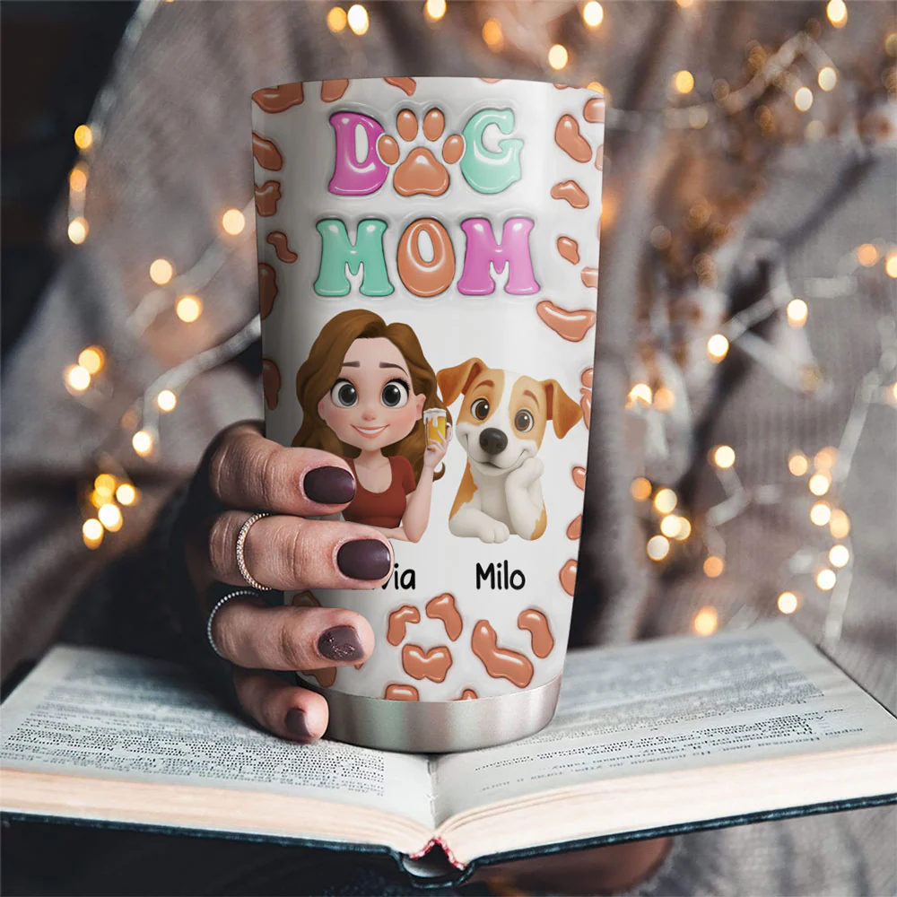 No One Can Break Our Bond - Personalized Custom 3D Inflated Effect Tumbler - Image 2