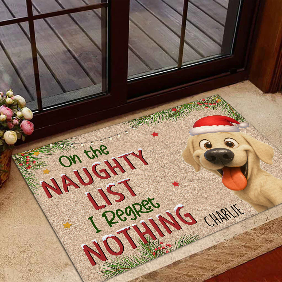 No Regret - Personalized Custom Doormat - Image 3