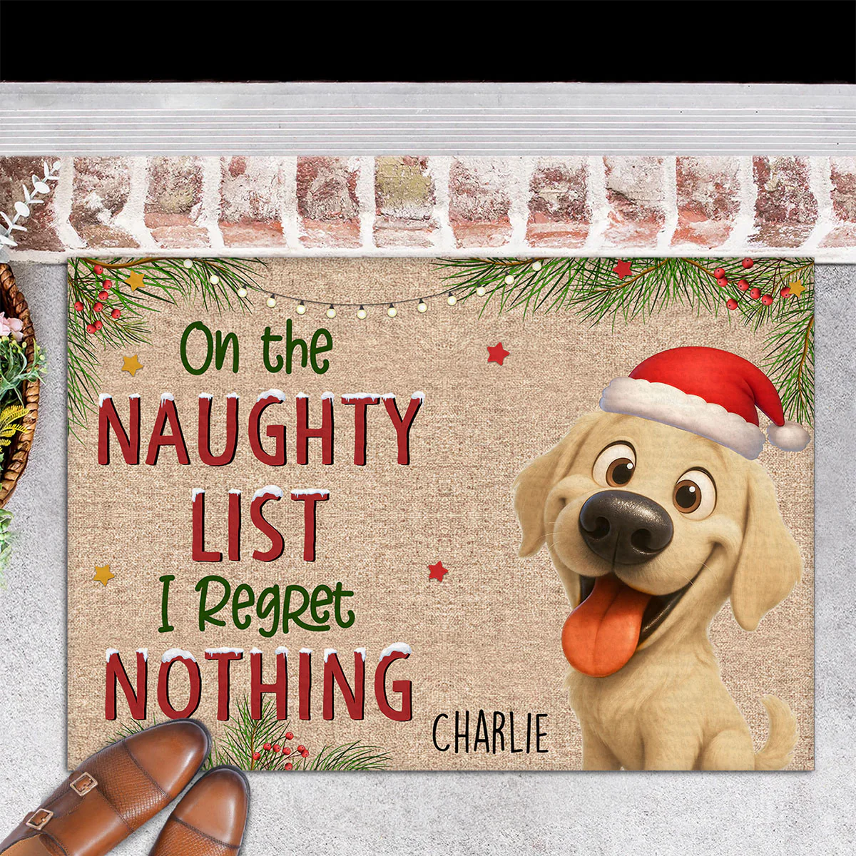 No Regret - Personalized Custom Doormat - Image 5