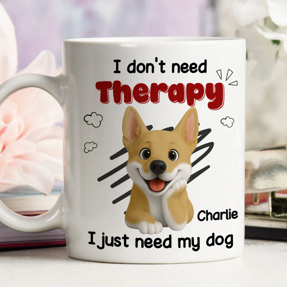 No Therapy Needed - Personalized Custom Coffee Mug - Image 3