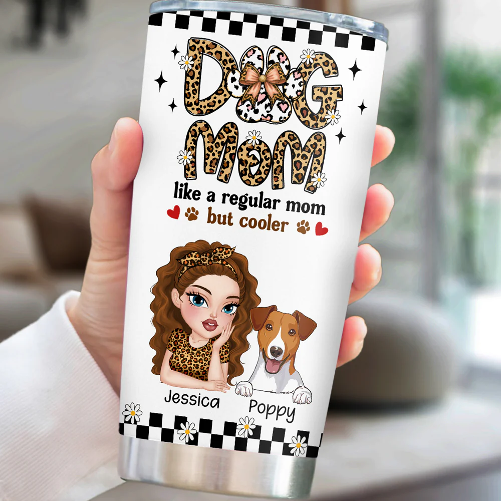 Not A Regular Mom - Personalized Custom Tumbler - Image 5