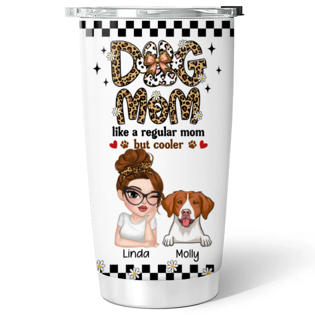 Not A Regular Mom - Personalized Custom Tumbler - Image 6
