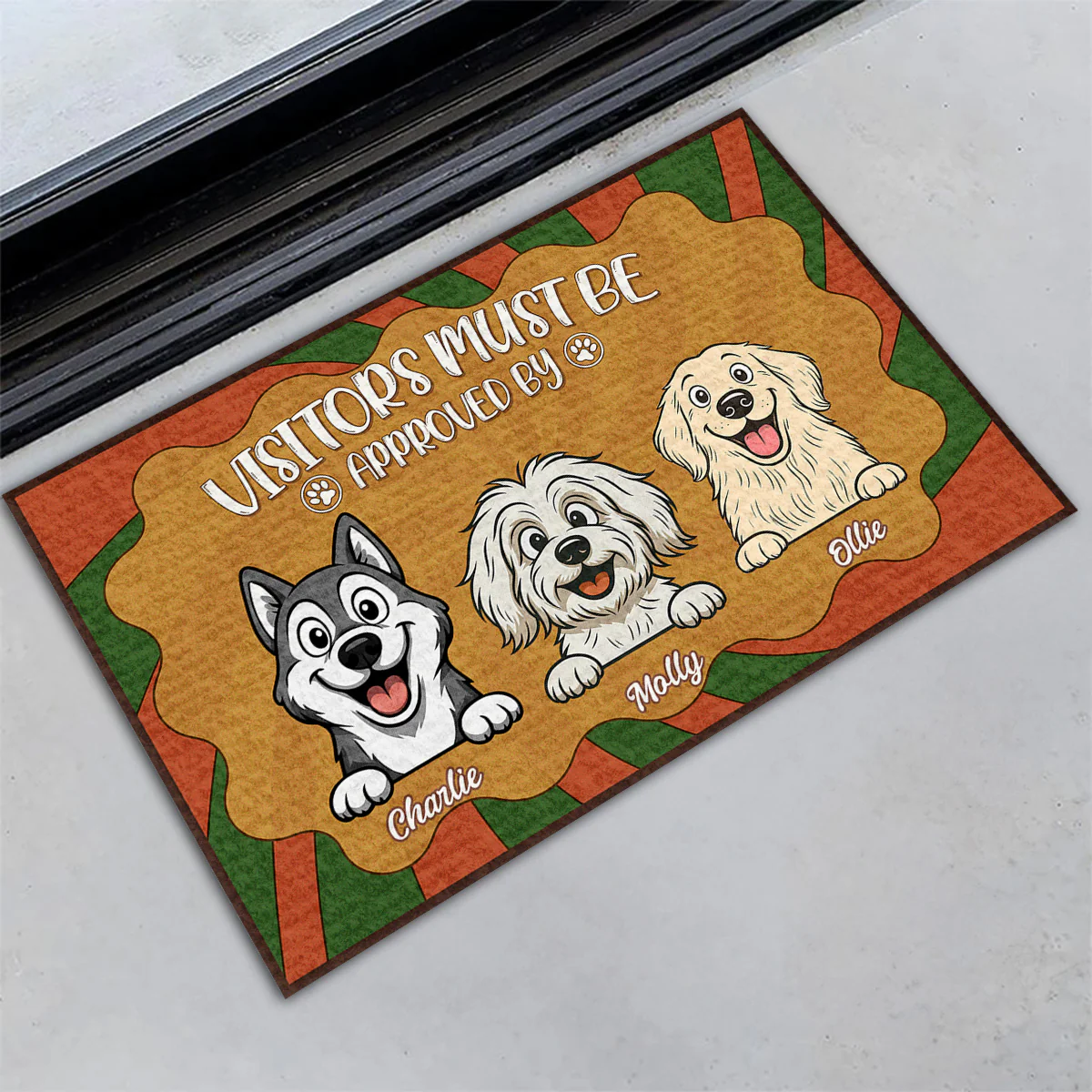 Not Any Knock Needed - Personalized Custom Doormat - Image 2