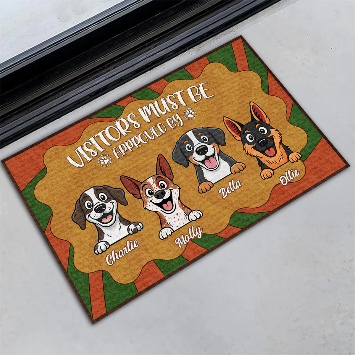 Not Any Knock Needed - Personalized Custom Doormat - Image 3