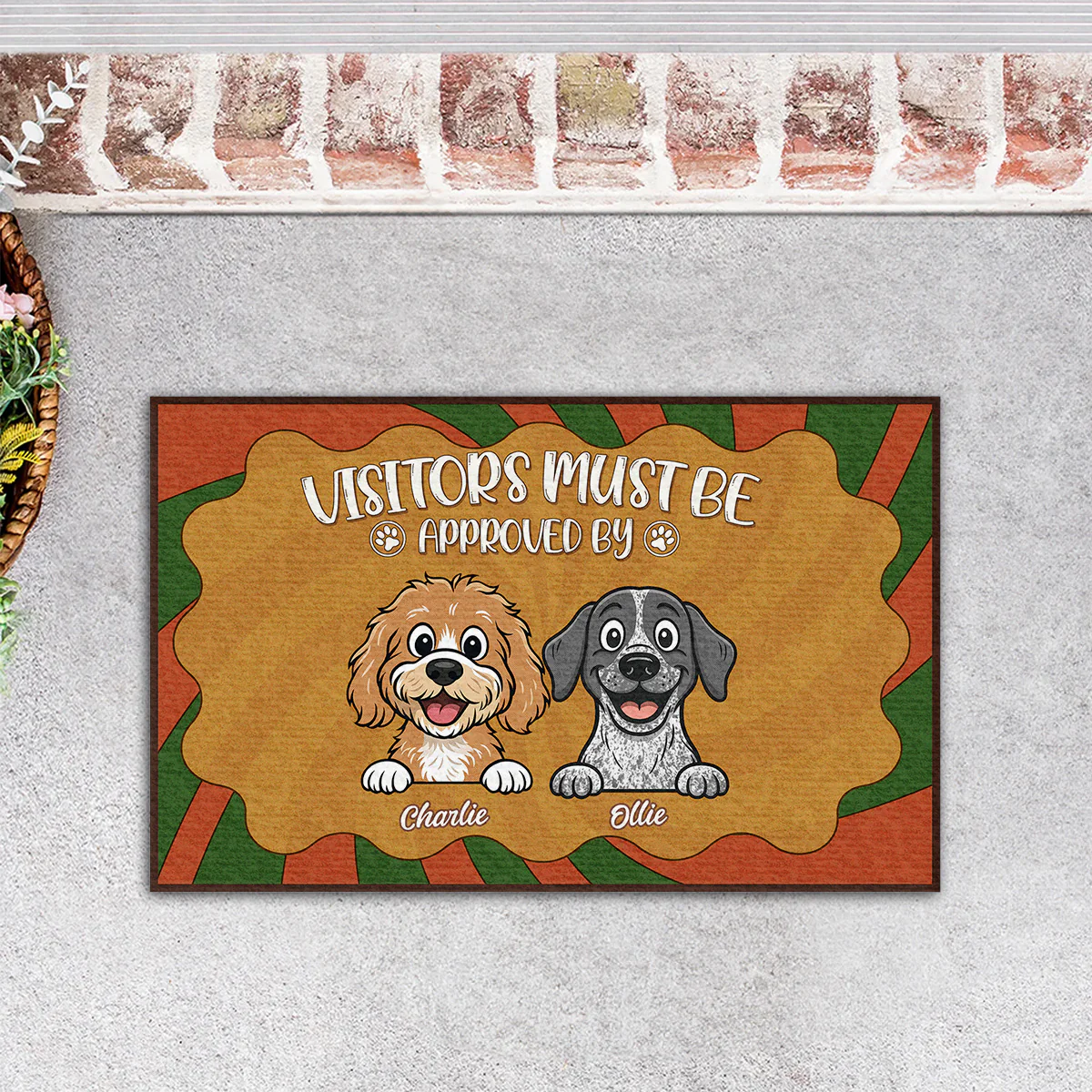 Not Any Knock Needed - Personalized Custom Doormat - Image 4