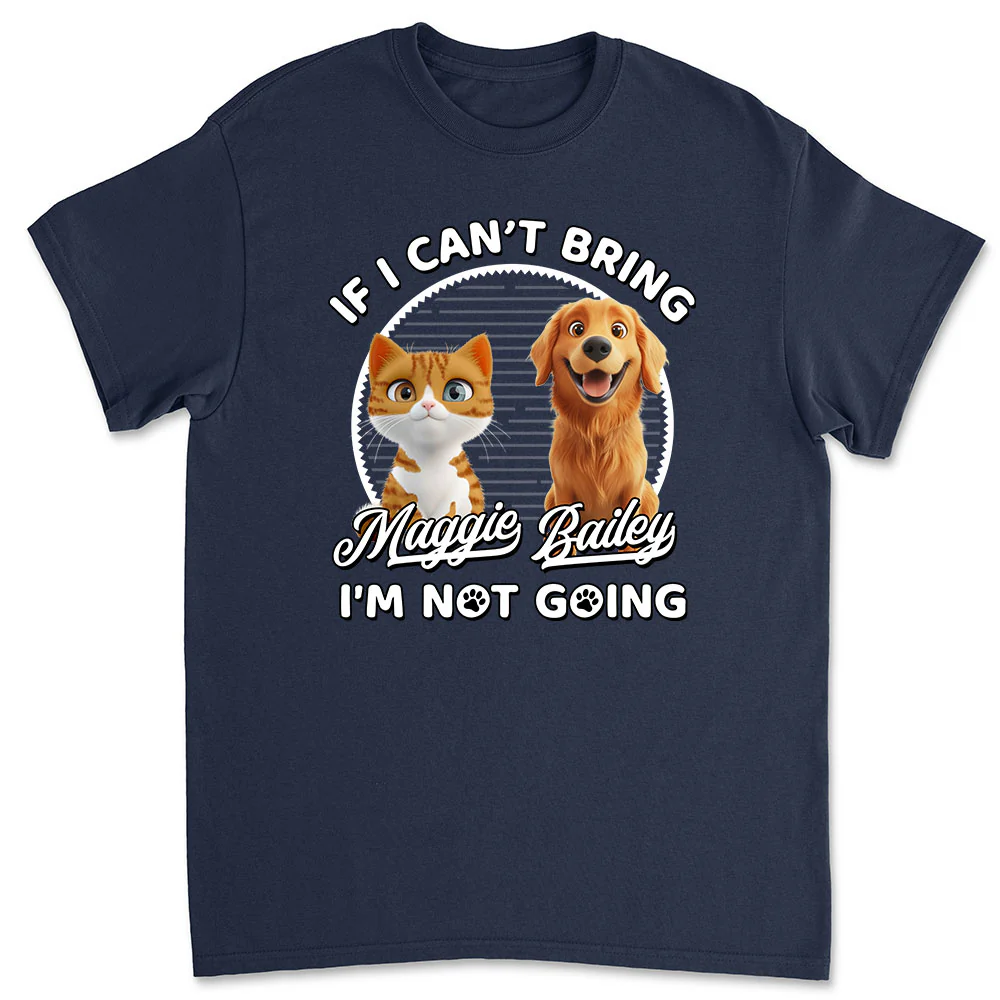 Not Going Without My Babies - Personalized Custom Unisex T-shirt