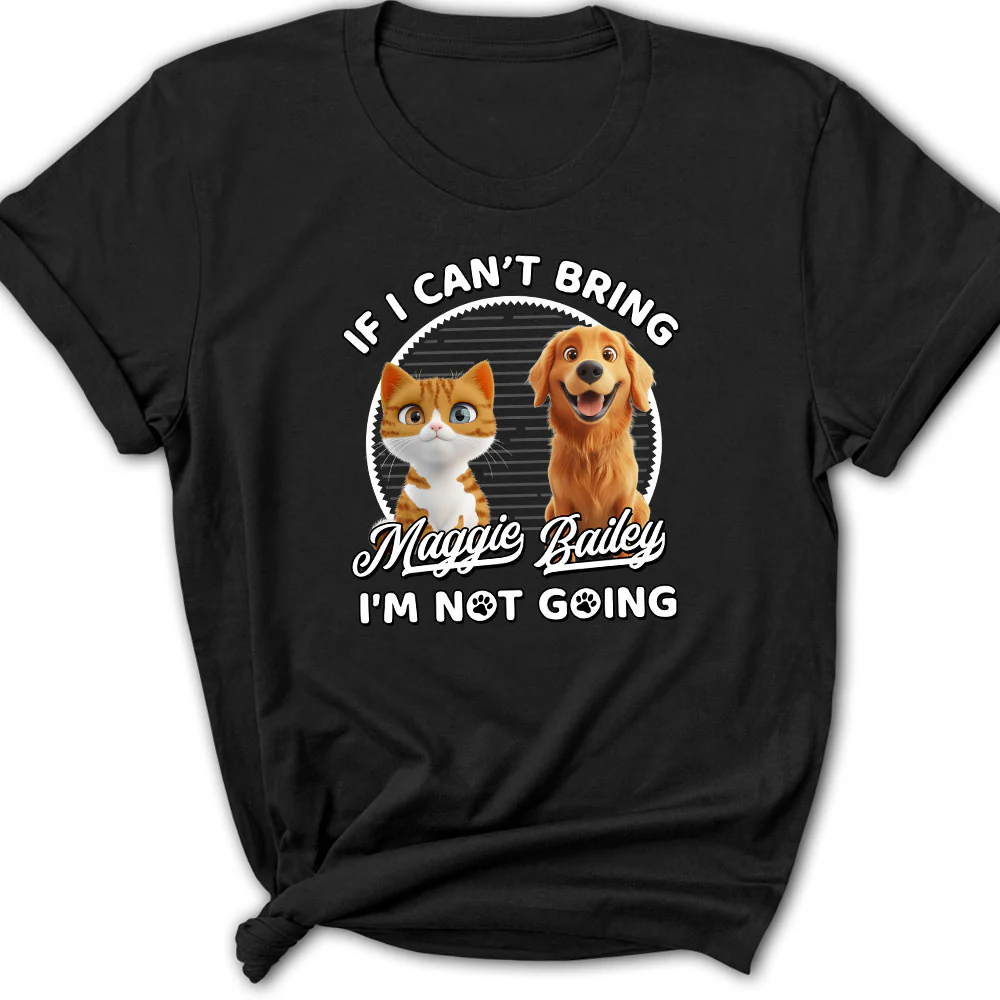 Not Going Without My Babies - Personalized Custom Women's T-shirt