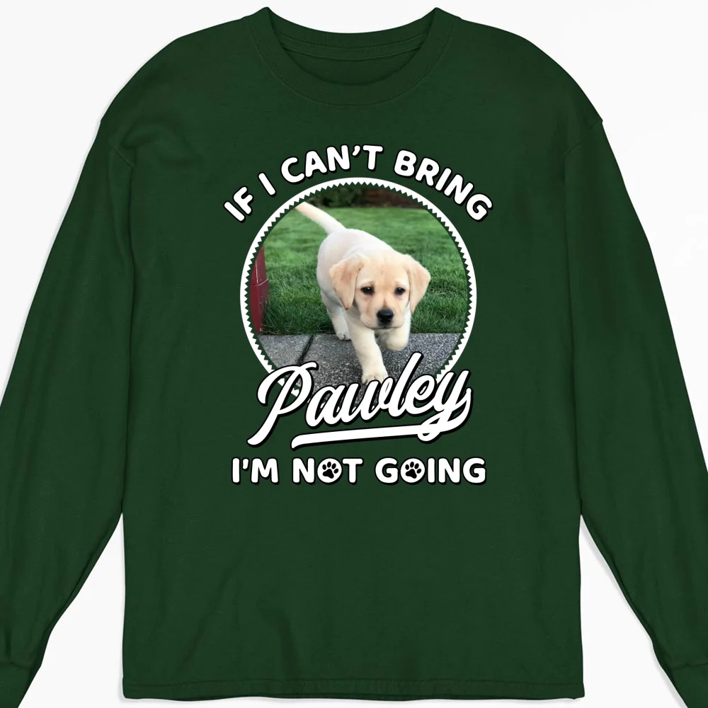 Not Going Without My Babies Photo - Personalized Custom Long Sleeve T-shirt - Image 6