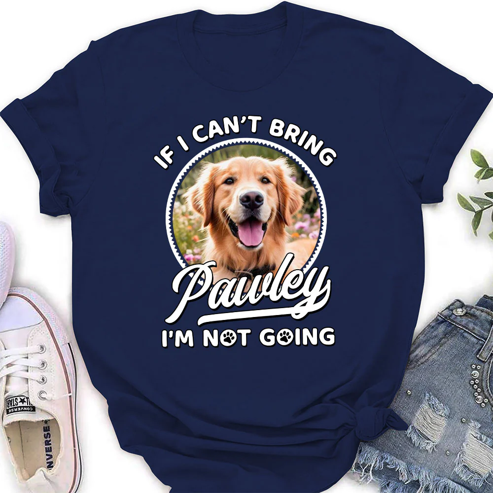 Not Going Without My Babies Photo - Personalized Custom Women's T-shirt - Image 2