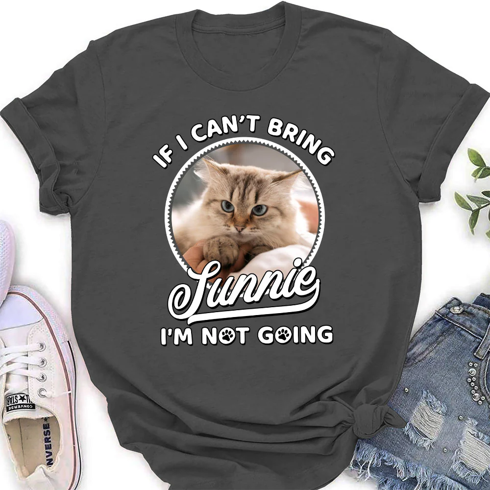 Not Going Without My Babies Photo - Personalized Custom Women's T-shirt - Image 4