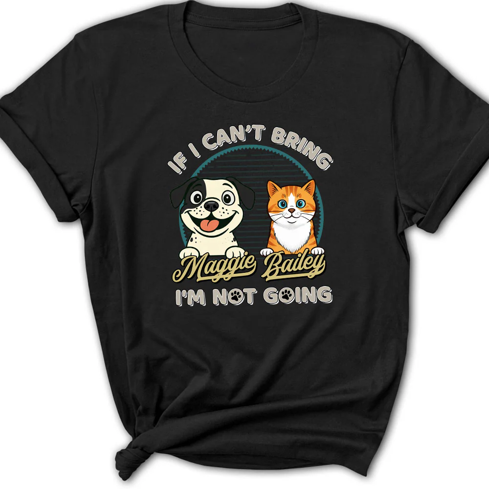 Not Going Without My Babies Retro Ver - Personalized Custom Women's T-Shirt