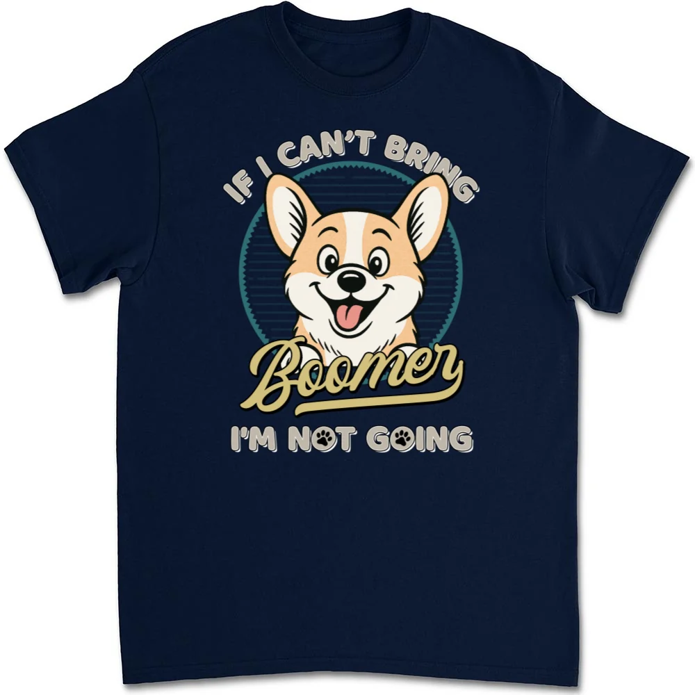 Not Going Without My Dog Retro Ver - Personalized Custom Unisex T-Shirt - Image 7