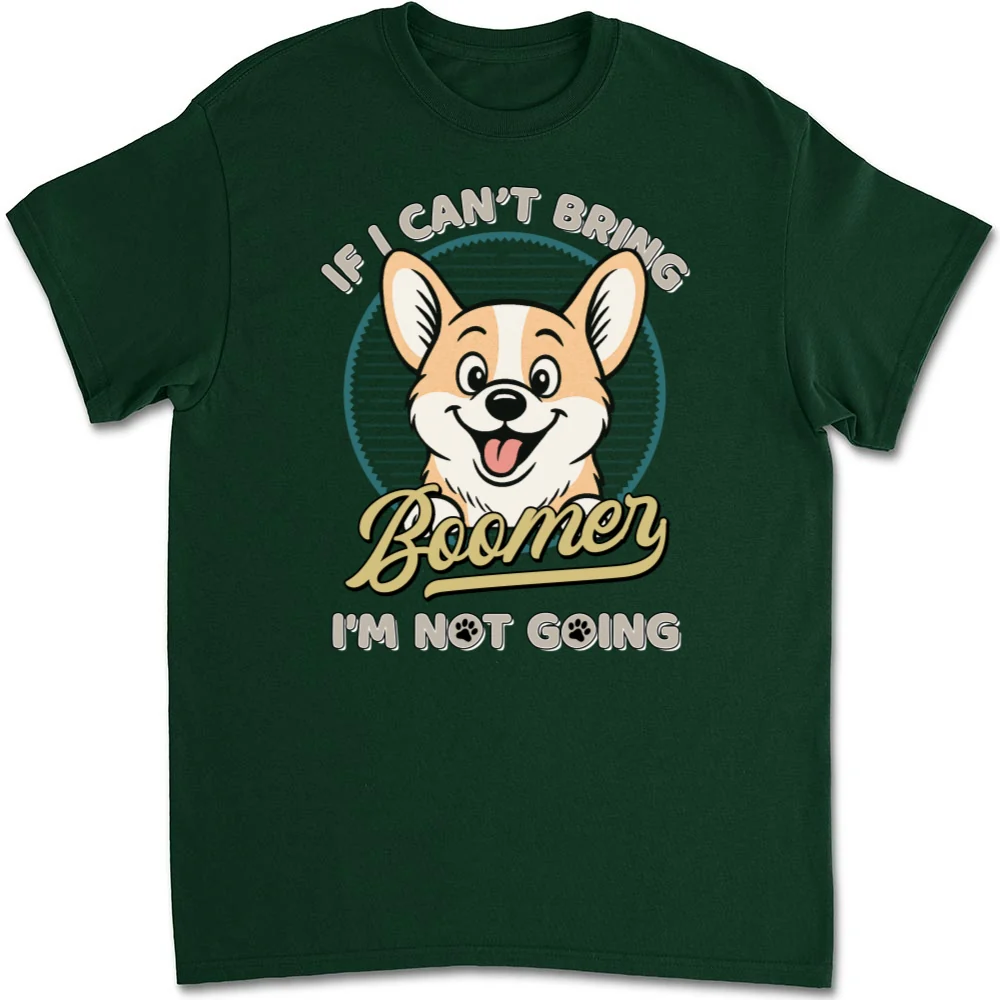 Not Going Without My Dog Retro Ver - Personalized Custom Unisex T-Shirt - Image 8