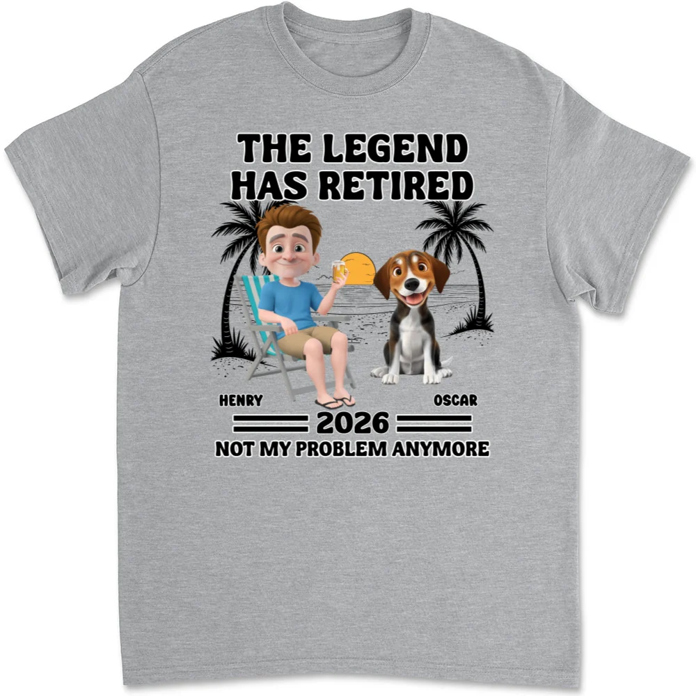 Not My Problem Dad Ver - Personalized Custom Unisex T-Shirt - Image 6