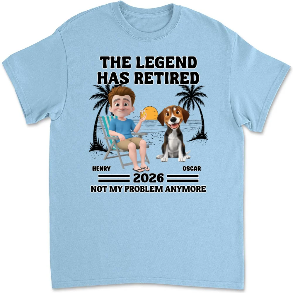 Not My Problem Dad Ver - Personalized Custom Unisex T-Shirt - Image 7