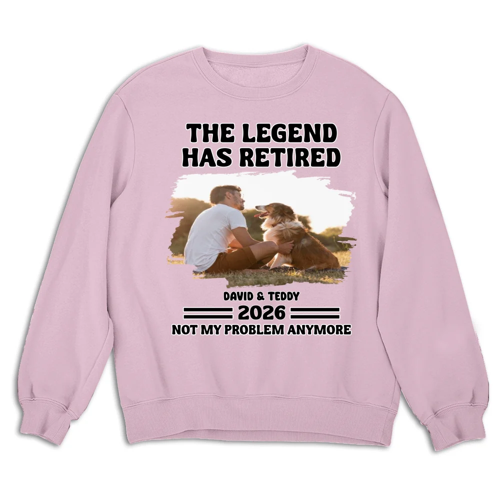 Not My Problem Dad Ver Photo- Personalized Custom Sweatshirt - Image 5