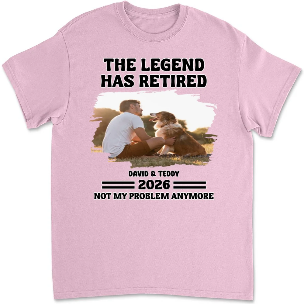 Not My Problem Dad Ver Photo - Personalized Custom Unisex T-Shirt - Image 6