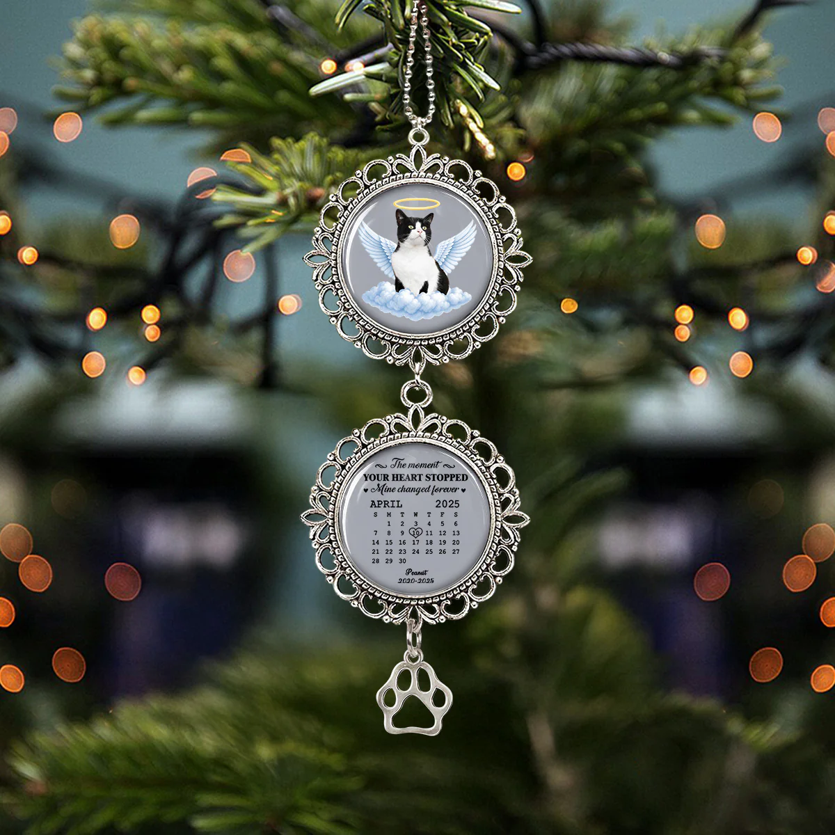 Not Ready To Lose You - Personalized Custom Charming Ornament - Image 3